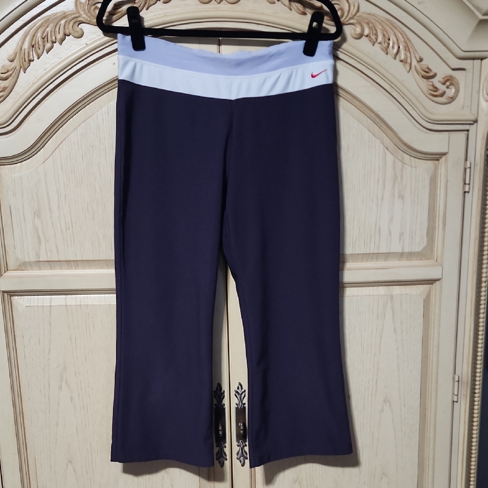 Nike Black and White Workout Pants